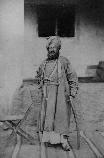 Portrait of a Man Taken during the Second Anglo-Afghan War, 1878-80 by English Photographer